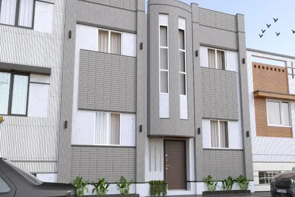 طراحی داخلی و نما ساختمان ویلایی