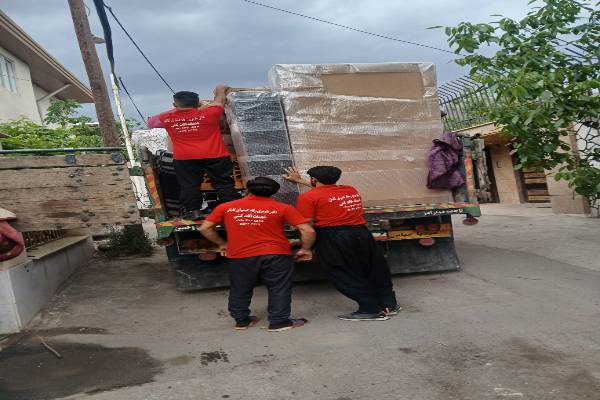 خدمات باربری اثاثکشی منزل رفاه گستران کاشان 