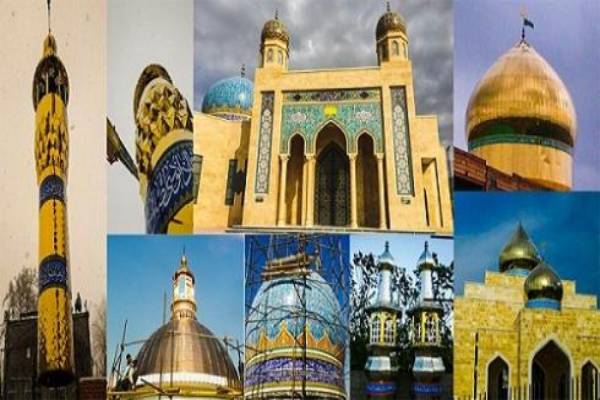 کاشیکاری  ساخت گنبد و گلدسته ساخت مساجد، گنبد سازی