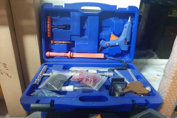 ست تگرگ کشی صافکاری بدون رنگ خودرو